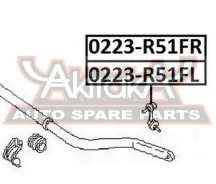 ���� ������������� �������� ����� Nissan Nissan Pathfinder R51 2005 - ASVA 0223-R51FL 0223R51FL ����