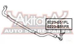 ���� ������������� �������� ����� Infiniti FX35/50 S51 ASVA 0223-S51FL 0223S51FL ����