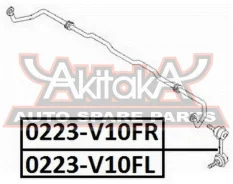 ���� ������������� �������� ������ Nissan Nissan : TINO HV10 PV10 V10Nissan Almera TINO V10 1998-2003 ASVA 0223-V10FR 0223V10FR ����