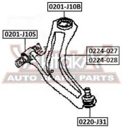 ����� �������� ����� Nissan Nissan Qashqai J10Enissan X-Trail T31 ASVA 0224-028 0224028 ����