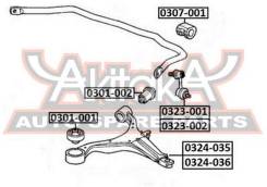 ����������� ��������� ������ ������ Honda Civic EN 2001-2005 ASVA 0301-002 0301002 ����