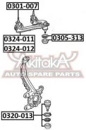 ����������� �������� ������ Honda Accord CB1/CB3/CB7 1990-1993 ASVA 0301-007 0301007 ����