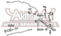 ����������� ��������� ������� ������ �������� ��������� Honda Accord CC 1992-1996 ASVA 0301-035 0301035 ����