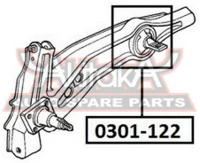 ����������� ������� ����������� ������ ������� Honda Civic EC 1987-1991 ASVA 0301-122 0301122 ����