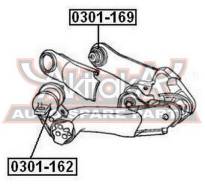 ����������� ������� ������ Honda CR-V RE3/RE4 2007- ASVA 0301-169 0301169 ����