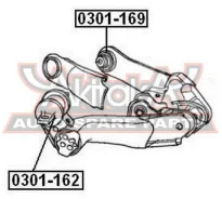 ����������� ������� ������ Honda CR-V RE3/RE4 2007- ASVA 0301-162 0301162 ����