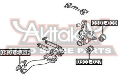 ����������� ������� ������ �������� Honda 2001- ASVA 0301-EURF 0301EURF ����