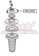����� ��������� ������������ ����� Honda CR-V RD4/RD5/RD6/RD7/RD9 2001-2006 ASVA 0311-EUFL 0311EUFL ����