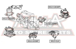 ������� ������� ��������� �������� MT Honda Honda Accord CL# 2002-2008 ASVA 0312-CLF2MT 0312CLF2MT ����