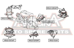 ������� ��������� ������ AT Honda Accord ASVA 0312-Clrhat 0312CLRHAT ����