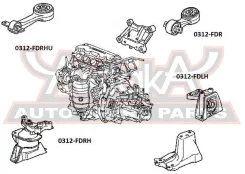 ������� ��������� �������� ����� AT Honda Civic FD 2006-2012 ASVA 0312-FDLH 0312FDLH ����