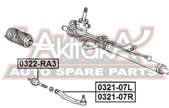 ���������� ������� ������ Honda Accord CD 1993-1998 ASVA 0321-07R 032107R ����