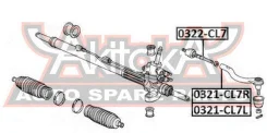 ���������� ������� ������ Honda Accord VII 2003-2008 ASVA 0321-CL7R 0321CL7R ����