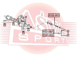 ���� ������� Honda CR-V 2012-2018 ASVA 0322-001 0322001 ����