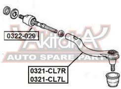 ���� ������� Honda Accord CL 2002-2008 ASVA 0322-029 0322029 ����