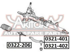 ���� ������� Honda Honda : CR-V 1996-2002 RD1/RD2Honda CR-V RD1/RD2 1997-2001 ASVA 0322-206 0322206 ����
