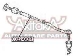 ���� ������� ������ Honda Honda JAZZ 2002-09 ASVA 0322-GDR 0322GDR ����