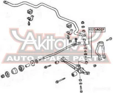 ���� ������������� �������� Honda Honda Accord CC/CD/CE 1994-1998 ASVA 0323-ACCF 0323ACCF ����