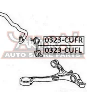 ���� ������������� �������� ������ Honda Accord IX 2008- ASVA 0323-CUFR 0323CUFR ����