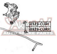 ���� ������������� ������ ����� Honda Accord IX 2008- ASVA 0323-CURL 0323CURL ����