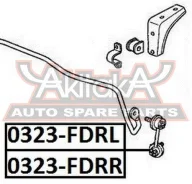 ���� ������������� ������ ����� Honda Honda : Civic FD 2006- ASVA 0323-FDRL 0323FDRL ����
