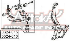 ����� �������� ������� ������ Honda Honda : Civic 1995-2001 EJ9/EK1/EK3/EK4 ASVA 0324-015 0324015 ����