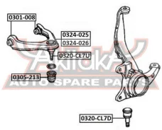 ����� 0324-026* ASVA ������ Honda Accord 2003- ASVA 0324026 0324026 ����