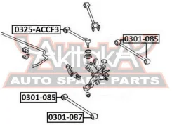 ���� ������ ���������� � ������� Honda Honda Accord CF3/CF4/CF5/CL1/CL3 1998-2002 ASVA 0325-ACCF3 0325ACCF3 ����