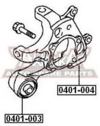 ����������� ������ ����� Mitsubishi Pajero III/Montero V75W 2000-2006 ASVA 0401-004 0401004 ����