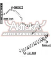 ����������� ������� ����������� ������ �������� Mitsubishi Challenger K9# 1996-2001 ASVA 0401-044 0401044 ����