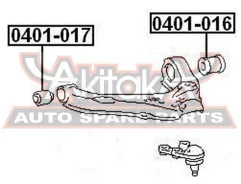 ����������� ������ ��������� ������� �������� Mitsubishi Mitsubishi Delica P05W/P15W/P25W/P35W 1989-1999 ASVA 0401-017 0401017 ����