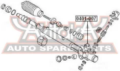 ����������� ������� ����� Mitsubishi Pajero III/Montero V75W 2000-2006 ASVA 0401-007 0401007 ����