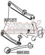 ����������� ���������� ���� ��� ����/��� Mitsubishi/ Galant DJ1A/ DJ3A/ DJ5A 2006- ASVA 0401055 0401055 ����