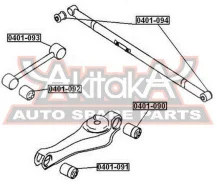 ����������� ������ �������� Mitsubishi Delica PD4W/PD6W/PD8W 1994-2004 ASVA 0401-090 0401090 ����