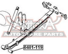 ����������� ������ ����� Mitsubishi L200 K74T/K75T 1996-2005 ASVA 0401119 0401119 ����