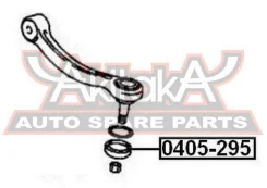 ������� ����� ������� Mitsubishi Galant E55A/E75A 1992-1996 ASVA 0405-295 0405295 ����