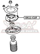 ����� ��������� ������������ Mitsubishi Lancer CS 2000-2009 ASVA 0411-CUF 0411CUF ����