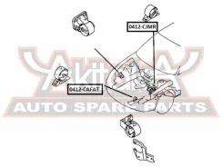 ������� ��������� �������� AT Mitsubishi Mitsubishi Lancer/COLT CA/CB 1991-1995 ASVA 0412-Cafat 0412CAFAT ����