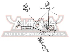 ������� ��������� �������� MT Mitsubishi Mitsubishi Lancer/COLT CA/CB 1991-1995 ASVA 0412-Cafmt 0412CAFMT ����