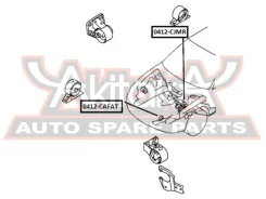 ������� ��������� ������ MT Mitsubishi Mitsubishi Lancer/Mirage CJ 1995-2003 ASVA 0412-CJMR 0412CJMR ����
