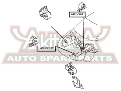������� ��������� �������� AT Mitsubishi Mitsubishi Lancer CS 2000-2009 ASVA 0412-CS3FAT 0412CS3FAT ����