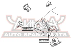 ������� ��������� ����� AT Mitsubishi Mitsubishi Lancer CS 2000-2009 ASVA 0412-CS3LHAT 0412CS3LHAT ����