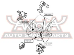 ������� ��������� ������ �������������� Mitsubishi Outlander ASVA 0412-CW5RH 0412CW5RH ����