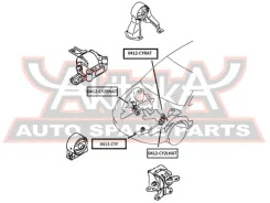 ������� ��������� ������ AT Mitsubishi Mitsubishi Lancer CY 2007- ASVA 0412-CY2RHAT 0412CY2RHAT ����