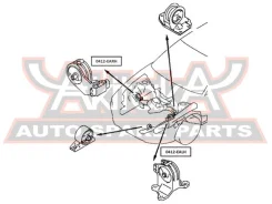 ������� ��������� ������ Mitsubishi Mitsubishi Galant EA 1996-2003 ASVA 0412-EARH 0412EARH ����