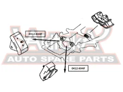 ������� ��������� �������� AT/MT Mitsubishi Mitsubishi Pajero/Montero Sport Challenger KH# 2008- ASVA 0412-KH4F 0412KH4F ����