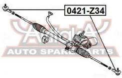 ���������� ������� Mitsubishi COLT Z32A/Z34A/Z36A/Z37A/Z38A/Z39A 2004- ASVA 0421-Z34 0421Z34 ����