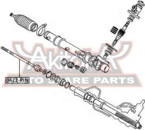 ���� ������� Mitsubishi Mitsubishi Pajero Pinin/IO H61W-H77W 1999-2005 ASVA 0422-PIN 0422PIN ����