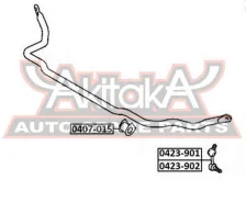 ���� ������������� �������� ������ Mitsubishi Mitsubishi : Pajero III Montero V75Wmitsubishi Pajero III Montero V75W 2000- ASVA 0423-902 0423902 ����
