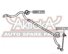 ���� ������������� �������� Mitsubishi Lancer CY/CZ 2006-Outlander CW#W 2005- ASVA 0423-CYF 0423CYF ����